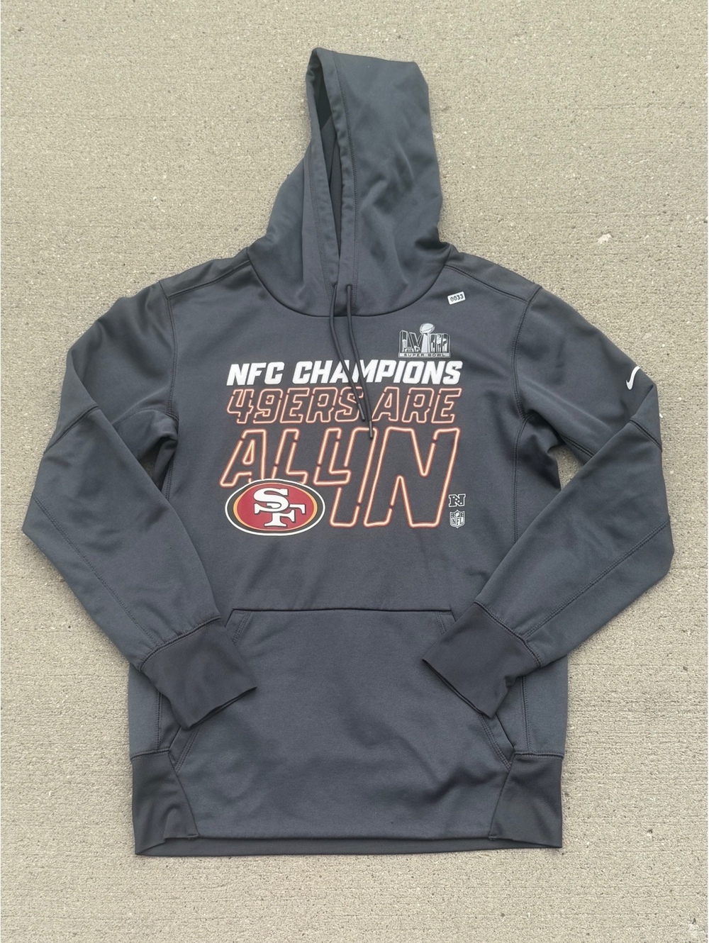 Nike NFC Champions 49ers Are All In Hoodie
